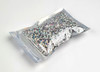 TNS Silver Laser 4 Point Star Glitter Packaging in 1oz Bag