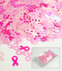 Pink Ribbon Glitter Mix for Nail Art (Breast Cancer Awareness) 8mm - 1oz Bag