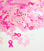 Pink Ribbon Glitter Mix for Nail Art (Breast Cancer Awareness) 8mm - 1oz Bag