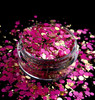 TNS Pink & Gold Celebrations Glitter Mix for Nail Art - 1oz Bag