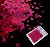 TNS Solid Pink Heart Glitter Mix for Nail Art - 15ml Bag (Valentines Day)