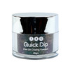 TNS Quick Dip Fast Setting Coloured Powder 28gm - Black (Gold Glitter) QD046