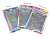 TNS DOUBLE OH HEAVEN Gold Holographic Laser Glitter for Nail Art  - Packaged in 15gm Resealable Bags