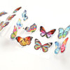 Rainbow Butterflies with Holo Silver Edging Nail Art Transfer Foil