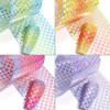 Coloured Ombre Mermaid Scales Nail Art Transfer Foil Set (10 Designs Per Box)