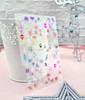 Christmas Nail Stickers Rainbow Chrome & White) - Santas, Trees, Stockings, Snow Flakes, Baubles, Hearts, Leaves & More!