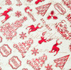 Christmas Nail Stickers (Laser Red) - Christmas Trees, Reindeers, Stars, Snow, Baubles & Season Greetings!
