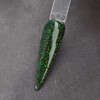 TNS Quick Dip Fast Setting Coloured Powder 28gm - Little Lily Pads QD096 (Dark Green Glitter)