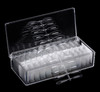 Full Cover Medium Stiletto Pointed Nail Tips - Clear (Box of 500PCS)