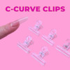 C-Curve Clips for Acrylic & Gel Nails