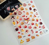 Moxie Ultra Thin Flexible Nail Art Stickers - Deserts, Cakes, Burgers, Chips Nail Stickers