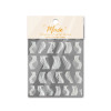 Moxie Ultra Thin Flexible Nail Art Stickers - White Smoke Nail Stickers