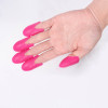 5PCS Silicone Nail Caps for Gel Polish Removal (Dark Pink)