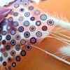 Moxie Ultra Thin Flexible Nail Art Stickers - Indigenous Symbols Campsite Waterhole