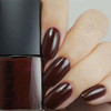 Hanami Nail Polish - Voodoo Woman 15ml colour is Brown red, vegan and cruelty free, breathable and Australian made. Example of use.