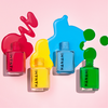 Hanami Nail Polish Mini 4 Pack - TROPICANA colour is Call Back, Superego, Sun Daze and Float On, vegan and cruelty free, breathable and Australian made. Example of use. Colour swatch.