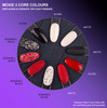 MOXIE CORE 3 UV/LED GEL POLISH KIT (RED, BLACK & WHITE) WITH TOP COAT FINISHES