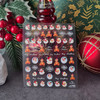 Moxie Ultra Thin Flexible Nail Art Stickers - Traditional Christmas Santas & Teddy Bears