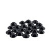 Preciosa Jet Black Round Glass Rhinestone Crystals 