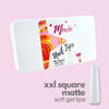 Moxie Clear XX-Long Square Matte Full Cover Nail Tips (Box of 360)