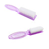 Translucent Purple Nylon Nail Cleaning Brushes