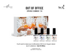 4PCS X Out of The Office Collection (4 X Lac It Gel Polish Colours 15ml)