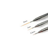 TNS Extra Fine Liner Detailer Nail Art Brush (3.5mm Length) - Teal Handle 