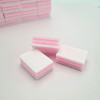 White & Pink 2-Way Mini Buffer Sponge Blocks (2PCS or 100PCS)