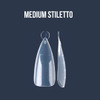 Moxie Medium Stiletto Dual System Forms (140PCS/Box) + FREE NAIL CLIP  Moxie Medium Stiletto Dual System Forms (140PCS/Box) + FREE NAIL CLIP