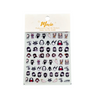 Moxie Gothic Girl & Cat Japanese Nail Stickers Moxie Gothic Girl & Cat Japanese Nail Stickers