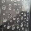 Moxie Ultra Thin Flexible Nail Art Stickers - 3D Winter Christmas Bauble (Silver)