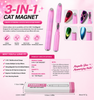 3-IN-1 Cat Magnet Pen – Pink
