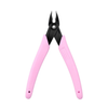 Precision Nail Art Cutter with Return Spring – Pink Handle