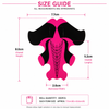 Extra Long Disposable Stiletto Nail Forms - 300PCS/Roll (Pink & Black)