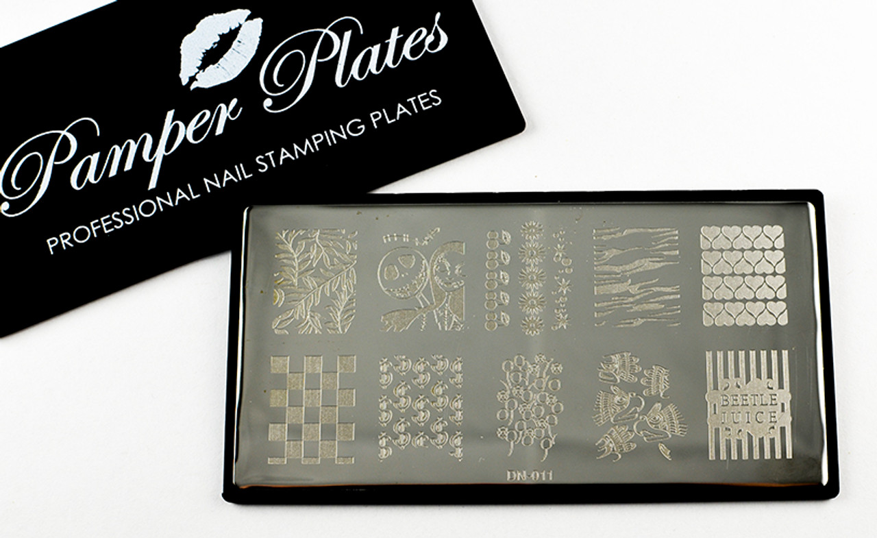 Designer Logo Stamping Plate  Nail art stamping plates, Stamping plates, Nail  stamping plates