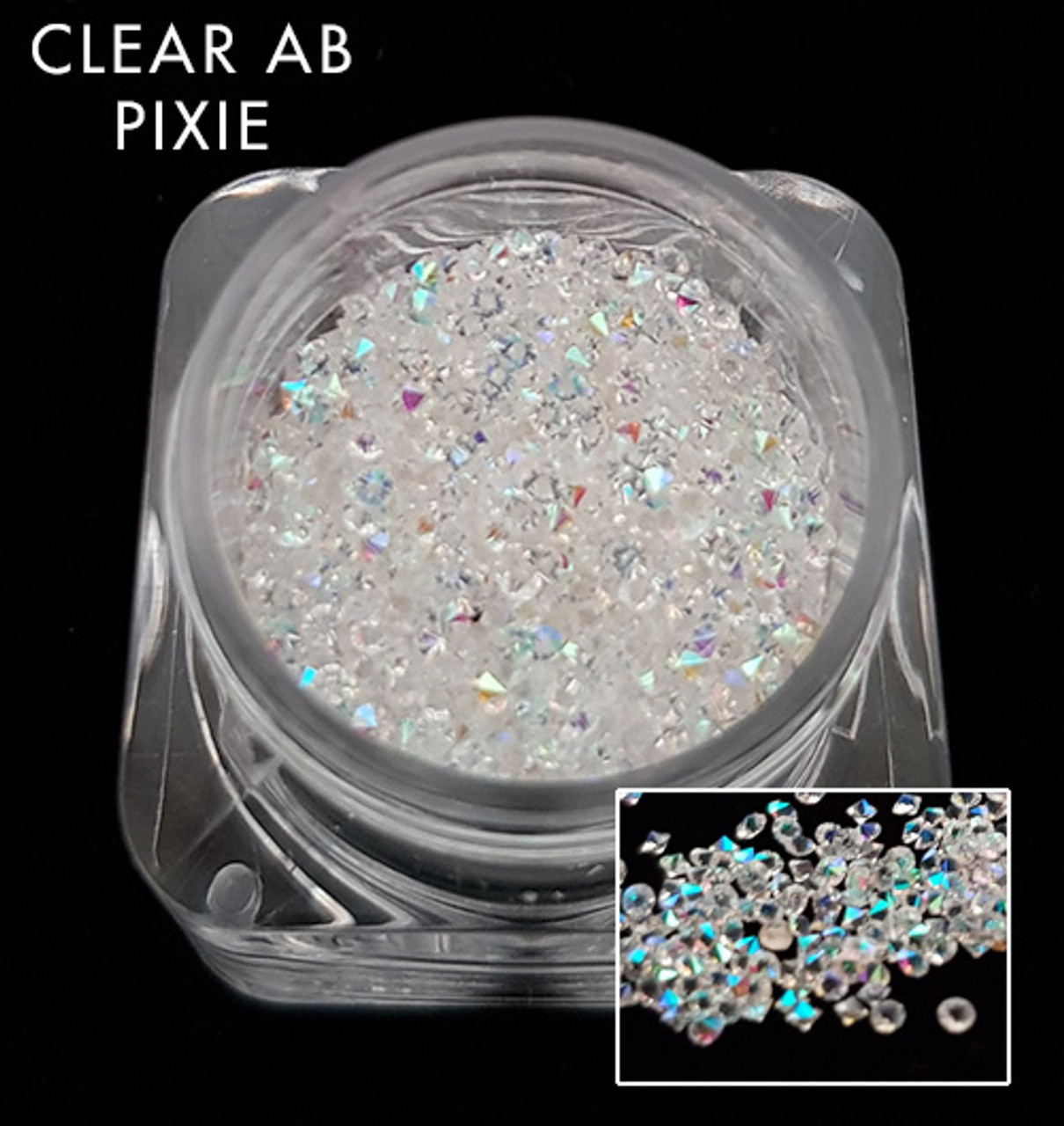Caviar Beads Mix Design Nail Art  Swarovski Caviar Crystal Nails