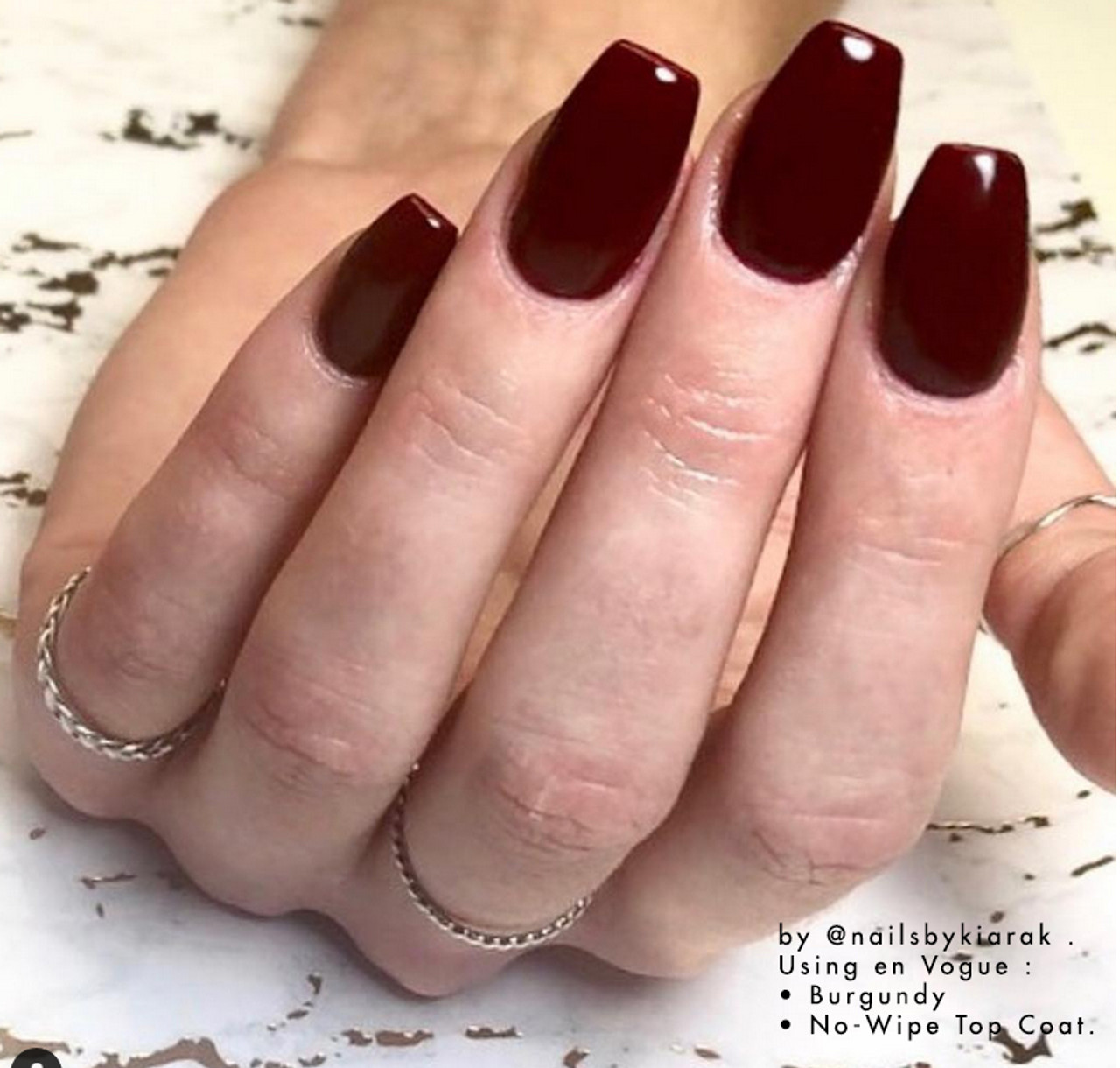 Amazon.com: Short Press on Nails Square Fall Winter Burgundy Nails  Set,KQueenest Dark Color Fake Nails Gel Nails Press Ons Acrylic Nails Short  Glue on Nails Natural Petite False Nails in 24 Pcs :