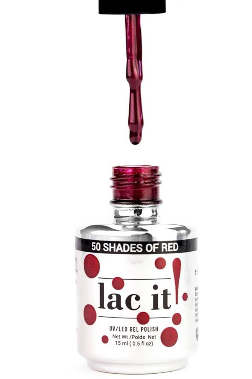Lac It!™ Advanced Formula - Shades (The Collection) 50 of Winter 15ml Gel Red Polish