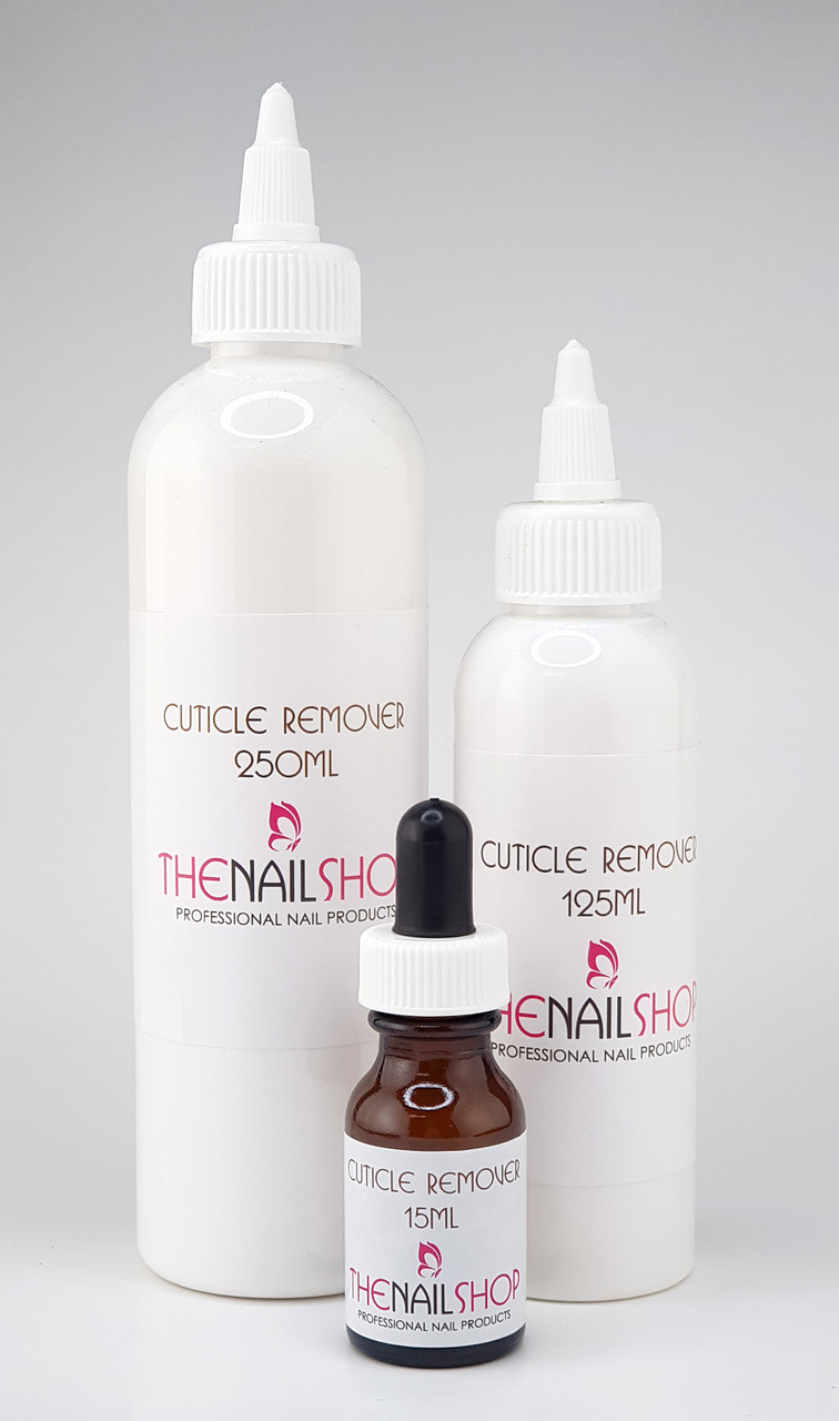 is a liquid used to soften nail cuticles and prepare them to be cut. Cuticle  remover