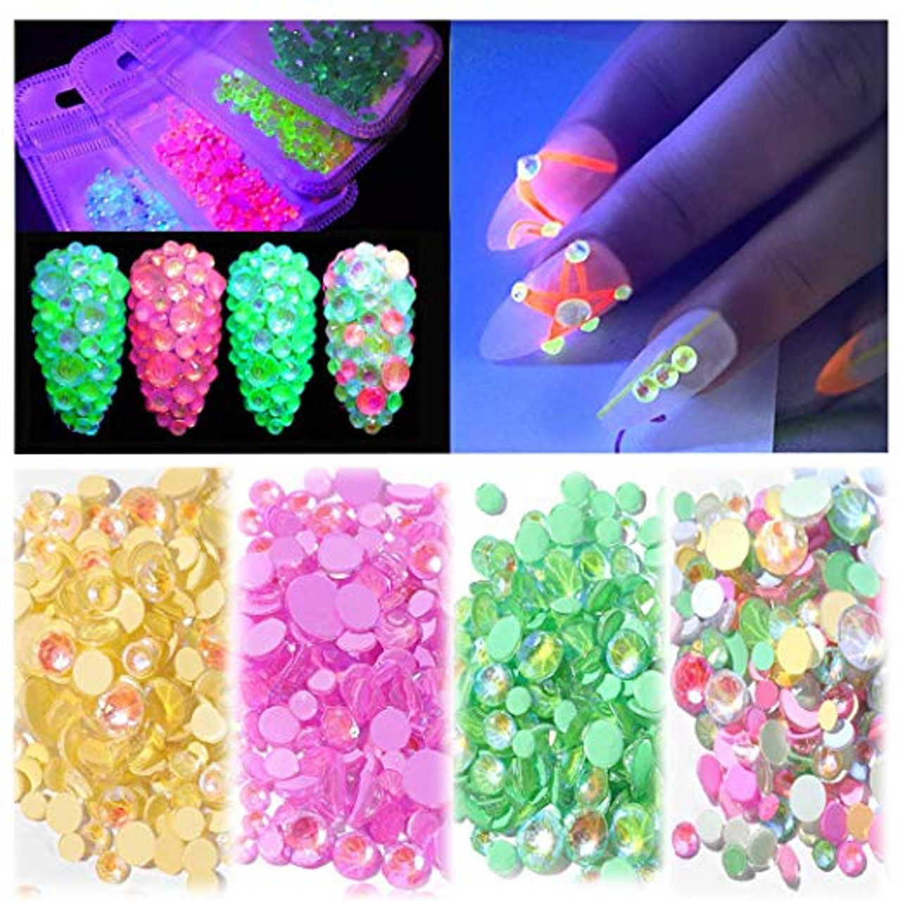 neon glow in the dark nail polish