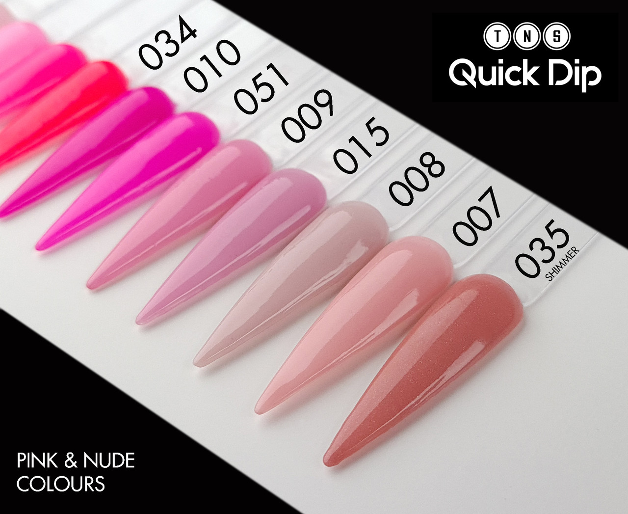 Tns Quick Dip Fast Setting Coloured Powder 28gm Dusty Pink Qd015