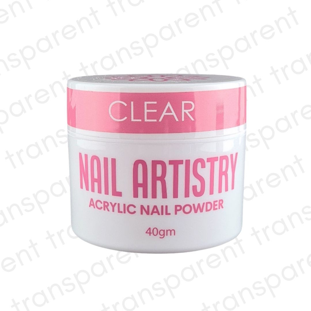Nail Artistry Premium Acrylic Powder Clear (Available in 40gm, 100gm ...