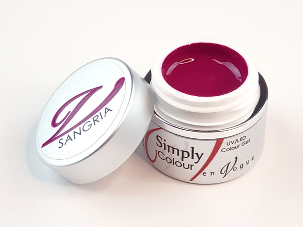 Simply Coloured UV/LED Nail Gel (Hard Gel) 5ml - Sangria