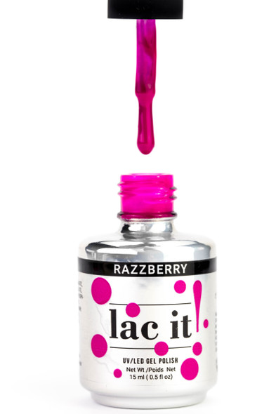 Lac It!™ Advanced Formula UV/LED Gel Polish - Razzberry (15ml Bottle)