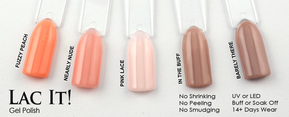 Lac It!™ Advanced Formula Gel Polish Neutral Shades - In The Buff