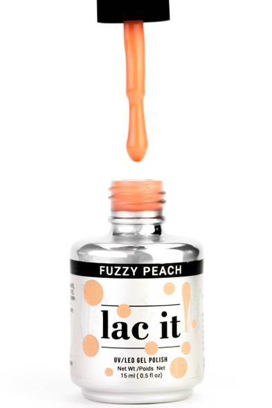 Lac It!™ Advanced Formula Gel Polish 15ml Bottle - Fuzzy Peach