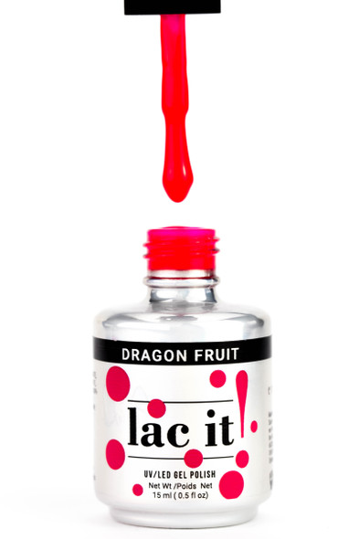 Lac It!™ Advanced Formula UV/LED Gel Polish - Dragon Fruit (15ml Bottle)