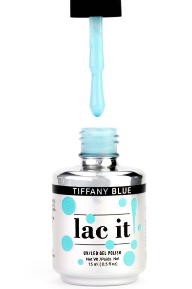 Lac It!™ Advanced Formula Gel Polish - Tiffany Blue (15ml Bottle)