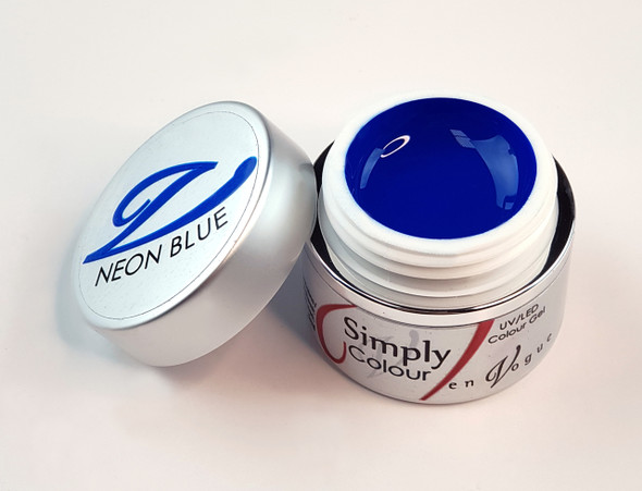Simply Coloured UV/LED Nail Gel (Hard Gel) 5ml - Neon Blue