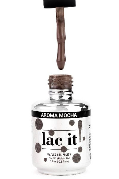 Lac It!™ Advanced Formula Gel Polish 15ml - Aroma Mocha (The Barista Collection)
